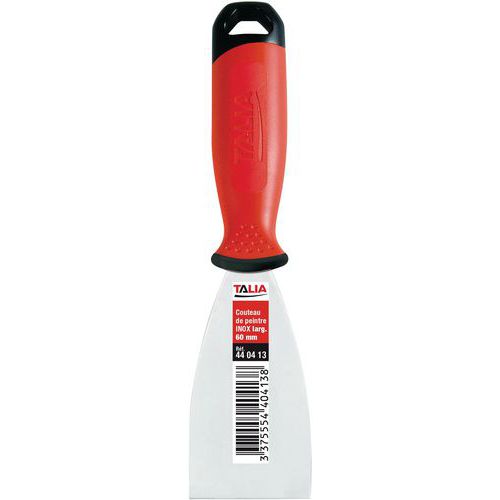 Taliaplast - Couteau à enduire américain inox - Lame 6cm - Finition parfaite