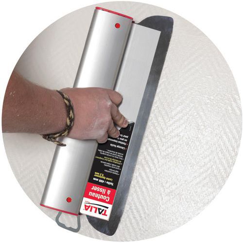 Taliaplast - Couteau à lisser inox 40cm - Lame 0,3mm - Finition professionnelle