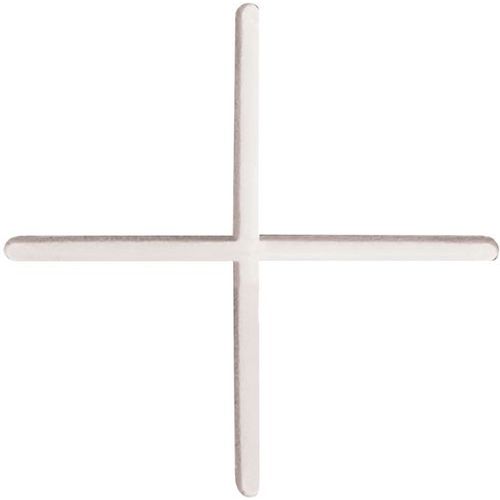 Taliaplast - Croisillons Carrelage Blanc - Lot de 250 - 1mm - Finition Parfaite