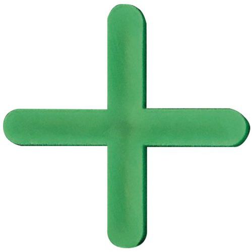 Taliaplast - Croisillon pour carrelage et faïence - Vert - 4mm - Lot de 250 pièces - Finition parfaite