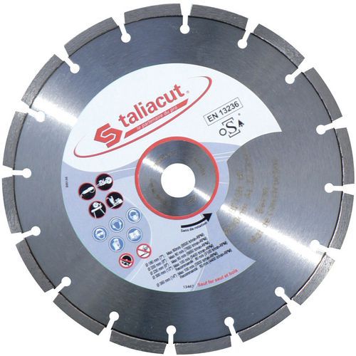 Taliaplast - Disque diamant à segments - Ø230mm - 2,3x7mm - Coupe béton et matériaux durs