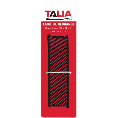 Taliaplast - Lame de rechange pour rabot - 145x42mm - Outillage à main de précision