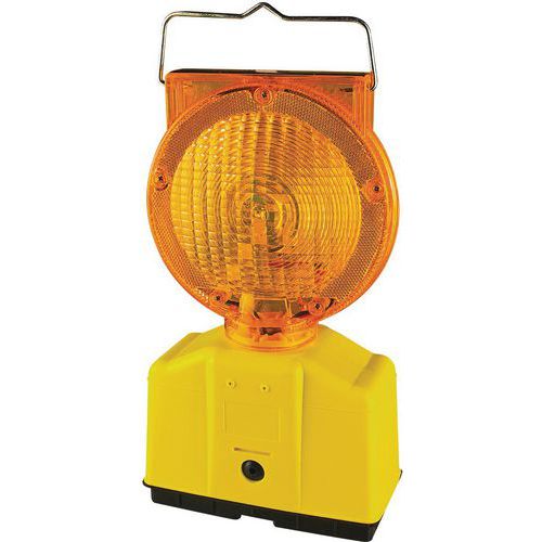 Lampe De Chantier Clignotante Automatique À Led Solaire
