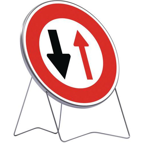 Panneau B15 Sens De Circulation Non Prioritaire - C2 - 850cm