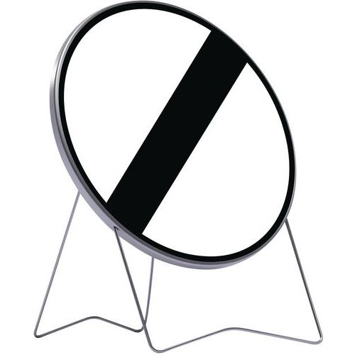 Taliaplast - Panneau Fin d'interdiction B31 C2 Rond 650mm - Signalisation Voirie Durable