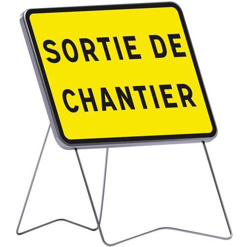 Taliaplast - Panneau KC1 Sortie de Chantier Rigide Acier - 80x60 cm - Classe T1