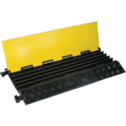 Taliaplast - Passe-câble 5 voies - 90cm Noir/jaune - Sécurité Voirie
