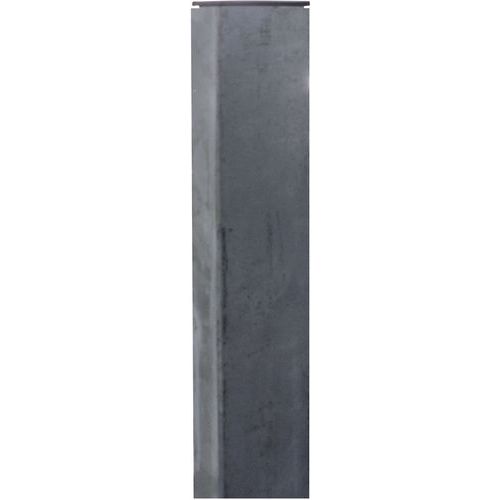 Taliaplast - Poteau Rectangle Gris 3m - 80x40mm - Usage Chantier - Robuste et Durable
