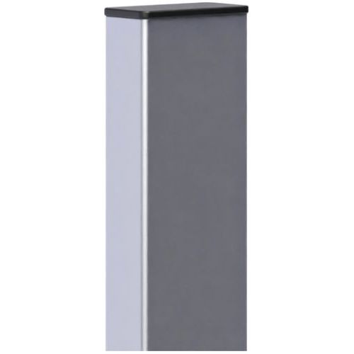 Taliaplast - Poteau rectangle 80x40mm 1,5m Gris - Usage Chantier - Robuste et Durable