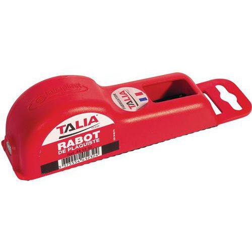 Taliaplast - Rabot pour plaque de plâtre ABS - Lame 145mm - Outil manuel de précision
