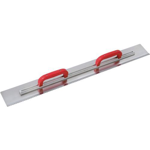 Taliaplast - Règle à dresser et lisser inox 1m - Finition professionnelle