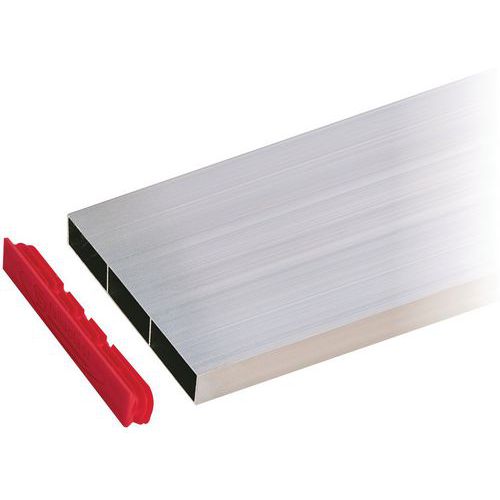Taliaplast - Règle Aluminium Rectangulaire 6m - 100mm Largeur - 2 Voiles 3 Alvéoles - Outillage Spécialisé