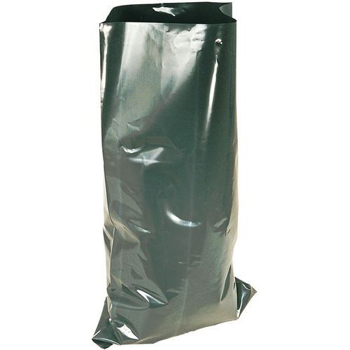 Taliaplast - Sac à gravats polyéthylène Gris 75L - 150 microns - Robuste et résistant