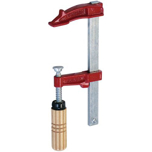 Serre-joint Poignée Bois - 70mm - Ouverture 20cm