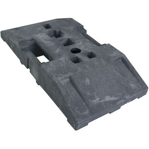 Taliaplast - Socle pour panneaux Taliasign - 27kg Noir - 780x400x12cm - Stabilité et Durabilité