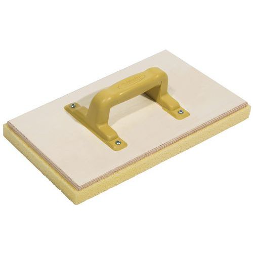 Taliaplast - Taloche éponge plateau bois - 33x18cm - Usage finition - Éco-responsable