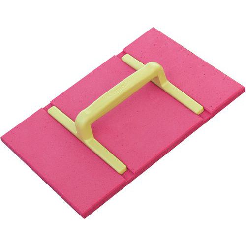Taliaplast - Taloche rectangulaire polyuréthane pêche - 42x28cm - Finition parfaite