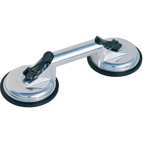 Taliaplast - Ventouse de préhension double - 80kg - 2 ventouses Ø 120mm - Idéale pour manutention lourde