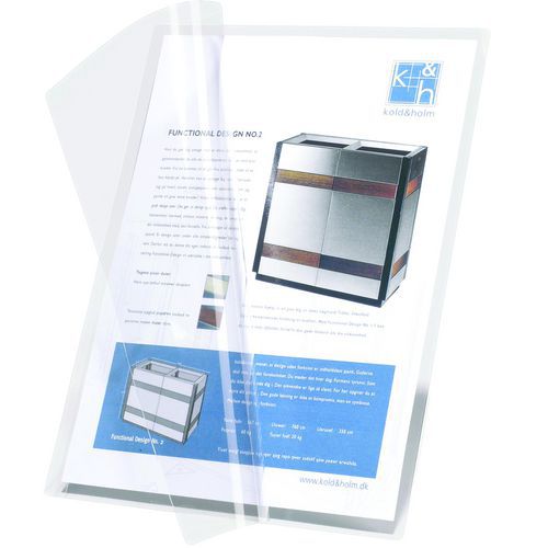 Djois Made By Tarifold - Pochette Plastification à Froid A4 - Transparente PET 0.3cm - Lot de 100 - Protection Documents
