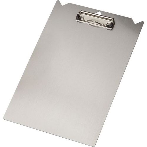 Djois Made By Tarifold - Porte-bloc aluminium A4 portrait - Gris - Lean Management - 240 x 350 x 1.2 cm