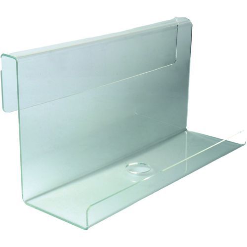 Djois Made By Tarifold - Tablette de chevet suspendue acrylique transparente 40x16cm - Montage facile - Rangement gain de place