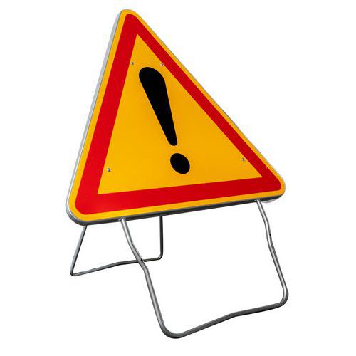 Kelias - Panneau Signalisation AK14 Autres Dangers Triangle Classe 1 700mm