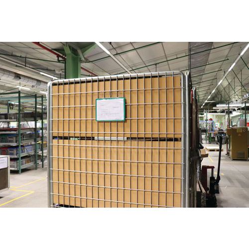 Djois Made By Tarifold - Poche logistique renforcée A4 paysage - Vert - Lot de 10 - PVC résistant
