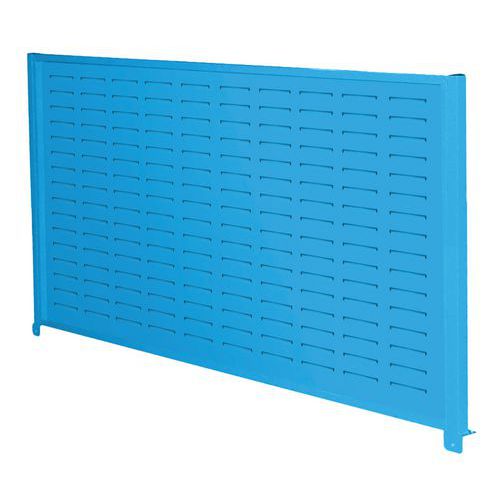 Anjou Tolerie - Panneau Support Bacs pour Établi - 1200x900mm Bleu 5012 - Mobilier d'Atelier Robuste et Organisé