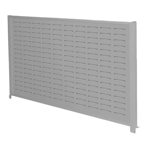 Anjou Tolerie - Panneau support bacs pour établi - 1200x900mm Gris 7035 - Mobilier d'atelier robuste et durable