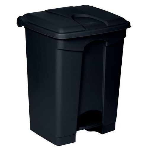Collecteur à Pédale 70 L - Antibactérien - Noir - Probbax