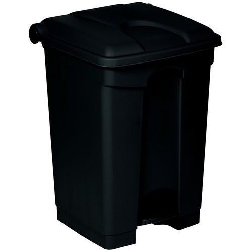 Collecteur à Pédale 45l - Antibactérien - Noir - Probbax