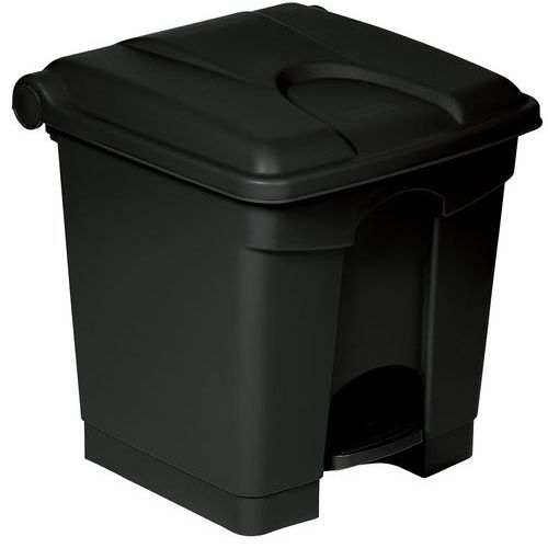 Collecteur à Pédale 30l - Antibactérien -noir - Probbax