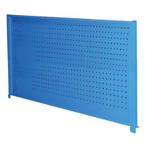 Anjou Tolerie - Panneau support outillage pour établi - Ht 900 x L 1470 mm - Bleu 5012 - Mobilier d'atelier résistant et pratique