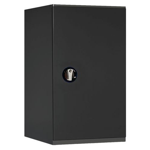 Armoire basse porte battante largeur 500 mm - Anthracite/Anthracite 7016 - Anjou Tolerie - Profondeur 725 mm