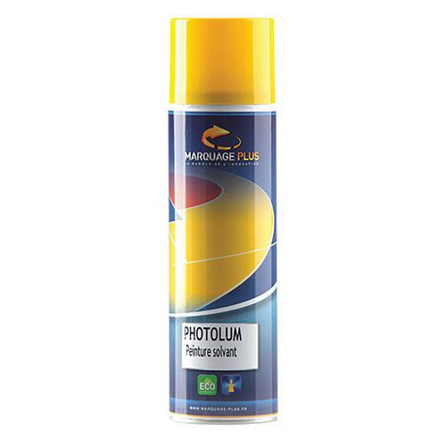 Peinture photoluminescente aérosol Évacuation - 0.7 kg - Accessible handicapés