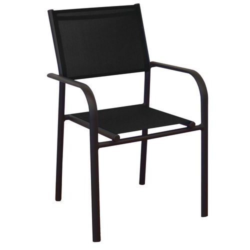 Fauteuil Duca Graphite/noir