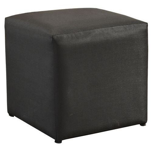 Tabouret Cub Alu/tpep Noir