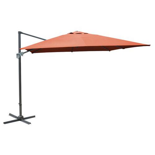 Parasol Deporte 3x4 Cm Nh20 Inclinable Manivelle Paprika