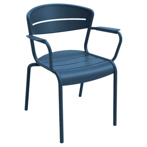 Fauteuil Haora Alu Bleu