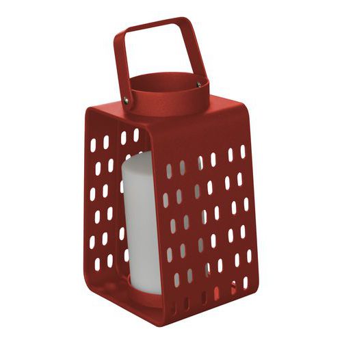 Lampe Grand Modèle Alu - Rouge