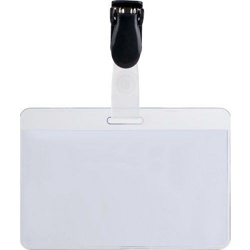 Pavo - Lot de 50 badges visiteur avec clip - Idéal pour événements et conférences