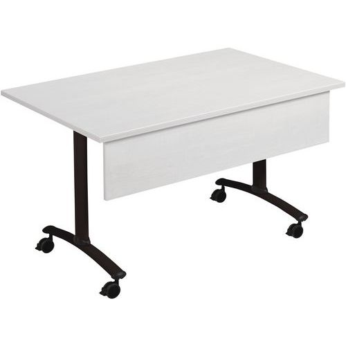 Table Pliante Axe Stratifiée+vdf 160x68 Cm Gris/anthracite