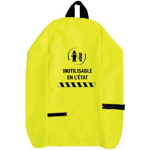 Housse Jaune pour Poteau Incendie Hors Service - Tissu Résistant - 780mm Hauteur - Protection Fiable