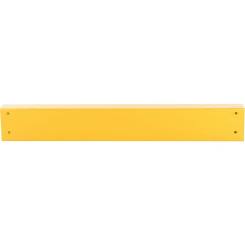 Crash Stop - Traverse Acier pour Barrière Modulaire 100 cm - Jaune - Fixation à visser - Intérieur - Éco-responsable