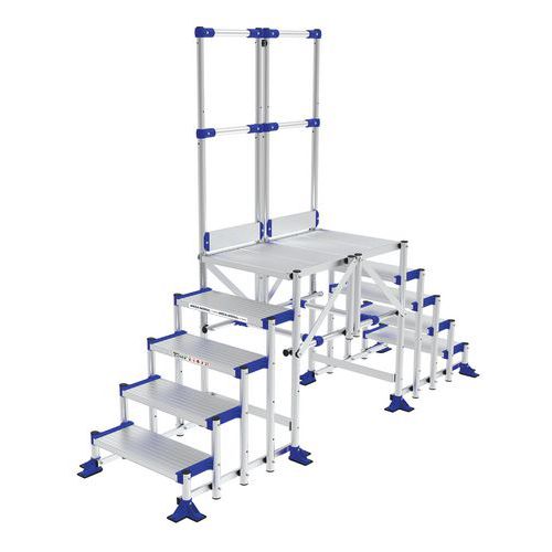 Passerelle Meca Modul 5 Marches Lg 1m - Garde-corpsx1