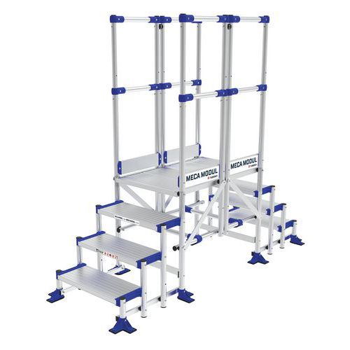 Passerelle Meca Modul 4 Marches Lg 2m - Garde-corpsx2