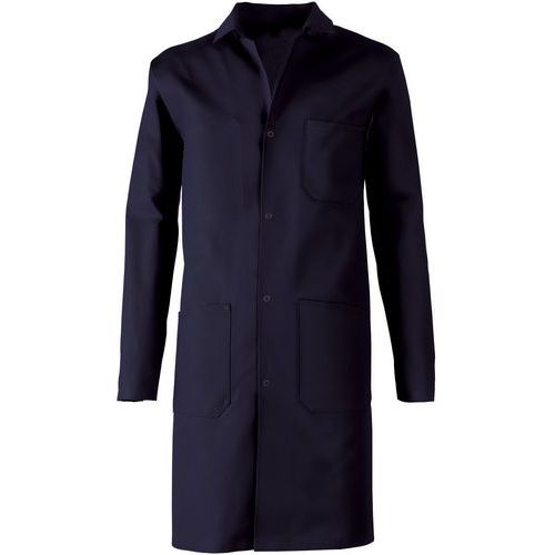 Blouse De Travail En Coton Pur De Couleur Marine De Taille Xl