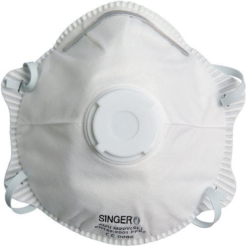 Boîte De 10 Masques Ffp2d Avec Double Élastique De Fixation