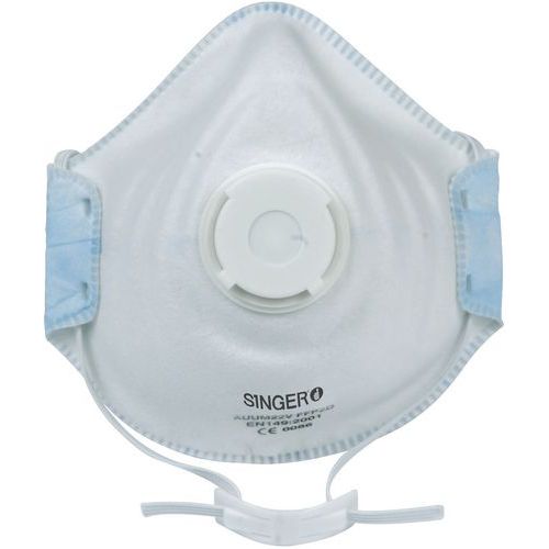 Boîte De 10 Masques Ffp2d Avec Valve Sans Agraffe Ni Latex