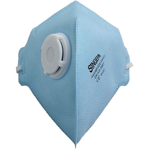 Boîte De 20 Masques Pliables Vertical Ffp2 Avec Valve